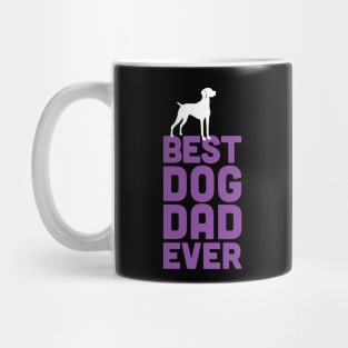 Best Hungarian Vizsla Dog Dad Ever - Purple Dog Lover Gift Mug